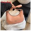 French Chic Fashion Pu Leather Crossbody Bag With Bow Decor For Daily Use