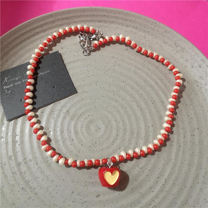 2026 Handmade Resin Star Fruit Ceramic Fish Rice Beads Choker Beaded Necklace For Women Beach Party Aesthetic Charm Jewelry Gift