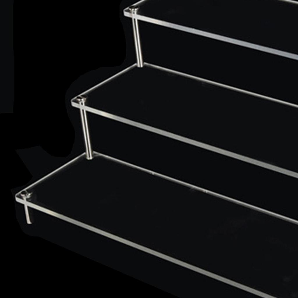 Acrylic Display Rack, Tiered Holder Riser Tier Holder, for Desktop