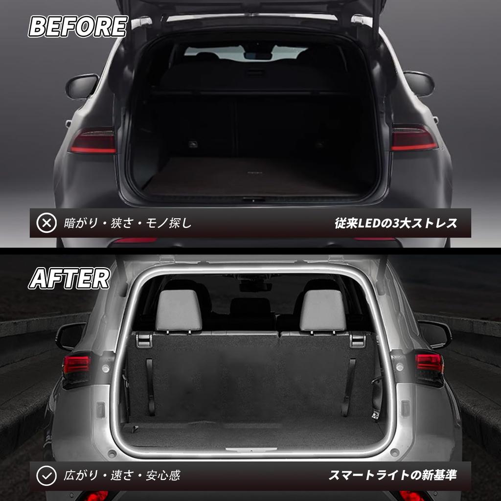 Chemini Car LED Trunk Light 4M Silicone Waterproof Sensor Auto Light Embedded Flexible