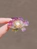 Matte Gold Pearl Wheat Ear Corsage Brooch for Women - High-End Versatile Pin with Anti-Exposure Design