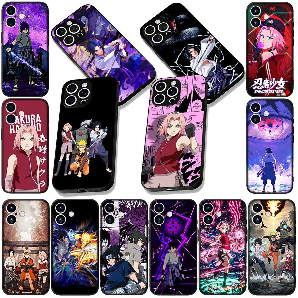 Haruno Sakura Narutos Uchiha Sasuke Phone Cover for Motorola Moto Edge 70 60 Fusion NEO Pro G Stylus G56 G96 G52 G04 G05 20 Case