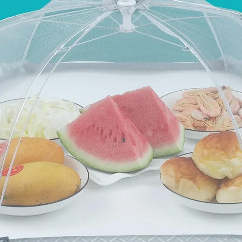 Foldable Food Covers Dining Table Mesh Cover Home Anti Fly Mosquito Tent Umbrella Picnic Protect Net Kitchen Accessories