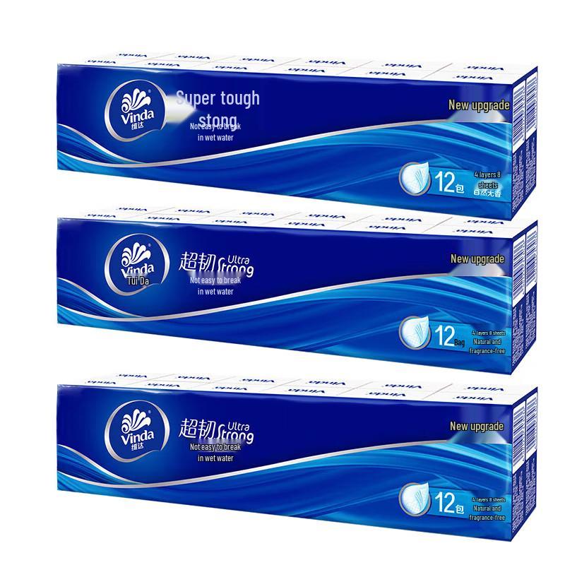 Vinda Ultra-Tough 4-Ply Pocket Tissues