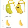 1/2PCS Cute Banana Toothbrush Storage Travel Toothpaste Box Toothbrush Dustproof 2-in-1 Toothbrush And Toothpaste Organizer