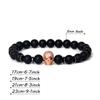Fashion Crown Skull Punk Bracelets Men Wolf Head Zircon Tiger Eye Bracelets for Women Energy Nature Stone Soul Jewelry Pulsera