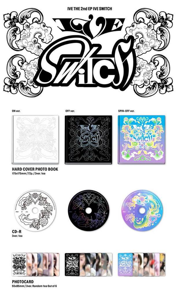 [USED] IVE Switch Album 4 versions