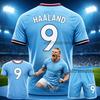 Star Fotbal # Harland Nr. 9 # Cămașă Imprimată Uscare Rapidă Haine de Antrenament Set de Tricou și Pantaloni Scurți Sportswear de Var pentru Adulți/Copii