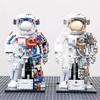Technical Creative Space Aerospace Figures Building Block Spaceman MOC Model Assemble Space Astronaut Bricks Toys For Kids Gifts