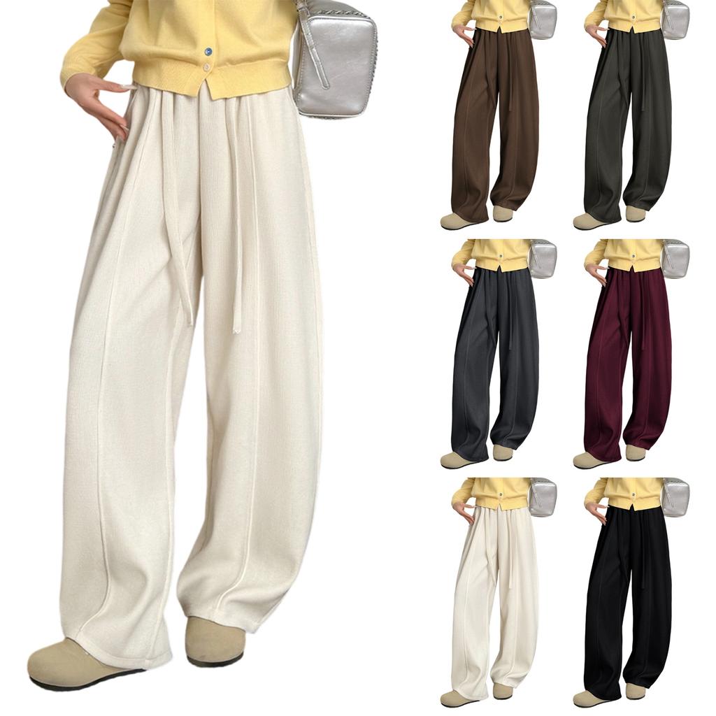 Women's Fashionable Loose Wide-Leg Trousers