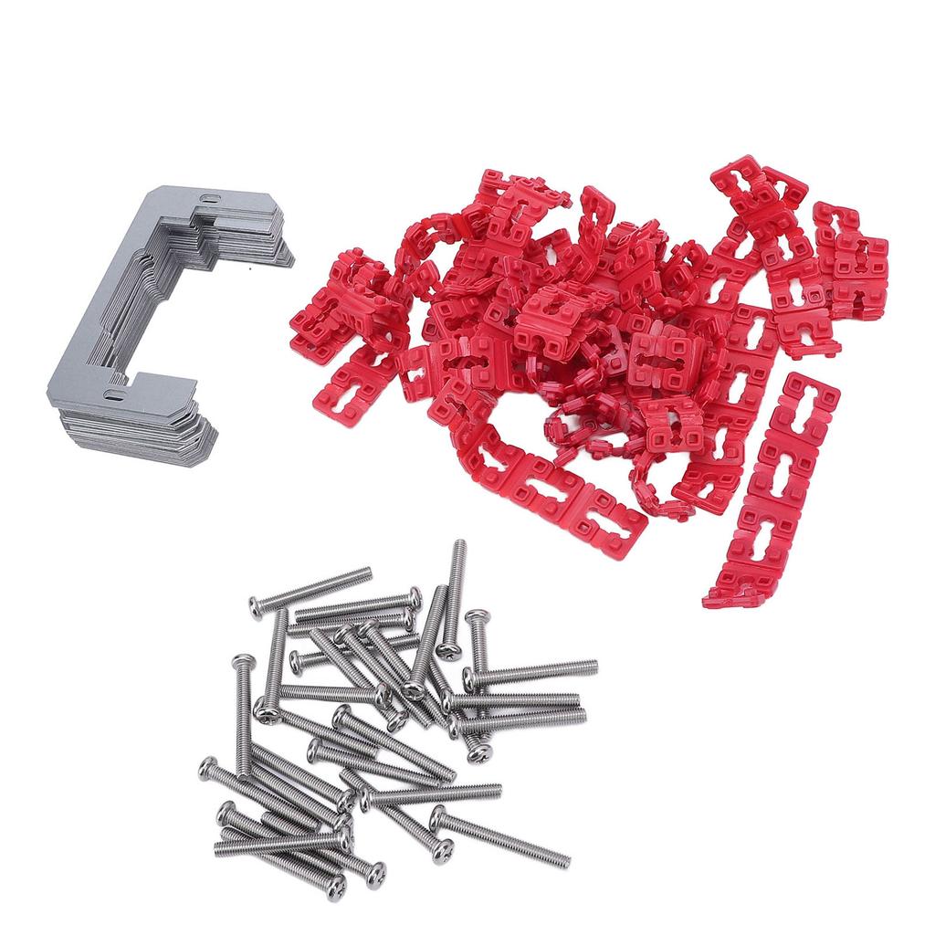 24PCS Metal Wall Plate Spacers 96PCS Electric Receptacle Box Outlet Spacers Set with Stainless Steel