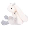Rabbit Princess Plush Toy Handmade Long Ear Elegant Bunny Plush Doll for Little Girls Gray