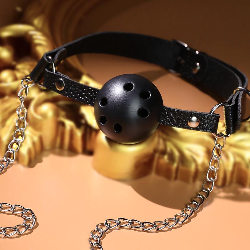 Mi Ji Double Peak Stimulation Nipple Clamps & Mouth Plug SM Toy