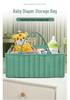 Multi-functional Large Capacity Foldable Cotton Diaper Bag for Moms
