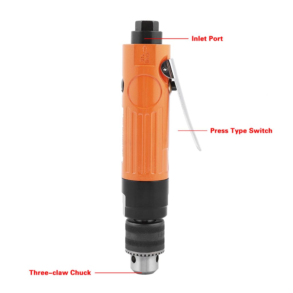 KP556 3Celsius8 High Speed Straight   Power Drill Pneumatic Drilling Tool S 1800rpm