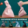 Frauen Handtaschen Herbst Winter Retro Samt Bar Knoten Handgelenk Tasche Japanischen Stil Einfache Tragetasche Geldbörsen Telefon Schlüssel Beutel