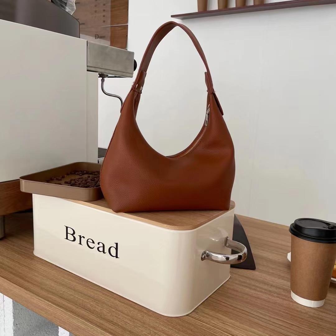 Новая маленькая сумка женская сумка универсальная сумка сумка через плечо корейская версия контрастного цвета простая сумка из мягкой искусственной кожи сумка через подмышку коричневый