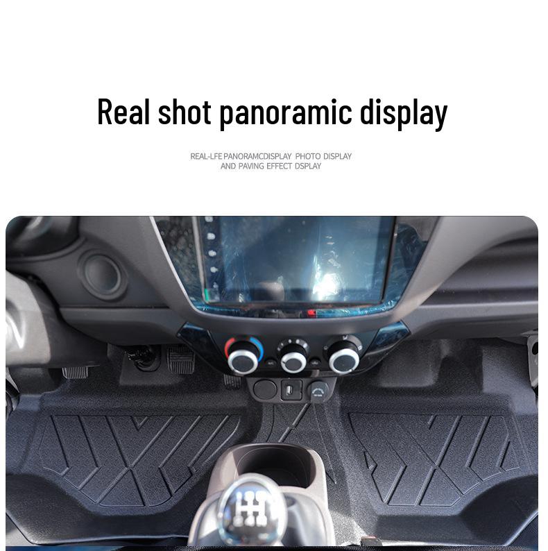 TPE Waterproof, Wear-Resistant Front Floor Mats for Foton Xiangling M1 Single-Row Flatbed Trucks