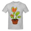 Botanical Plant Carnivorous Plant Dionaea Musciplua Not Pilling Tshirt Urban Casual Lazy Feeling Tees