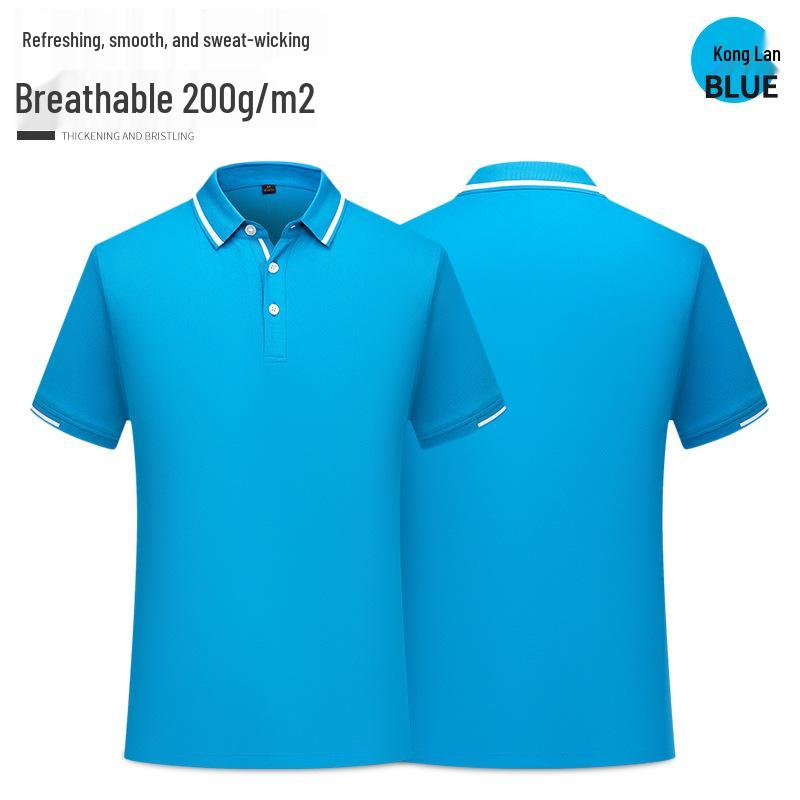 Custom Quick-Dry Polo with Turn-Down Collar for Corporate Events and Logo Branding