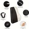 Ergonomic Lumbar Support Pillow for Office Chair & Car - Adjustable Straps with Breathable Mesh Cover, for Desk, Recliner