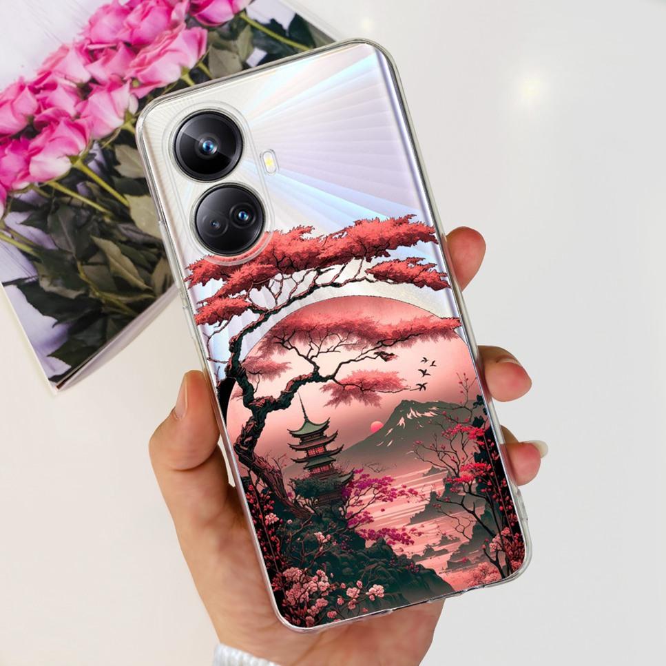 For Realme 10 Pro+ 6.7" RMX3687 Case Cute Cartoon Astronaut Cat Soft Silicon TPU Cover For Realme 10 Pro Plus Bumper Phone Case