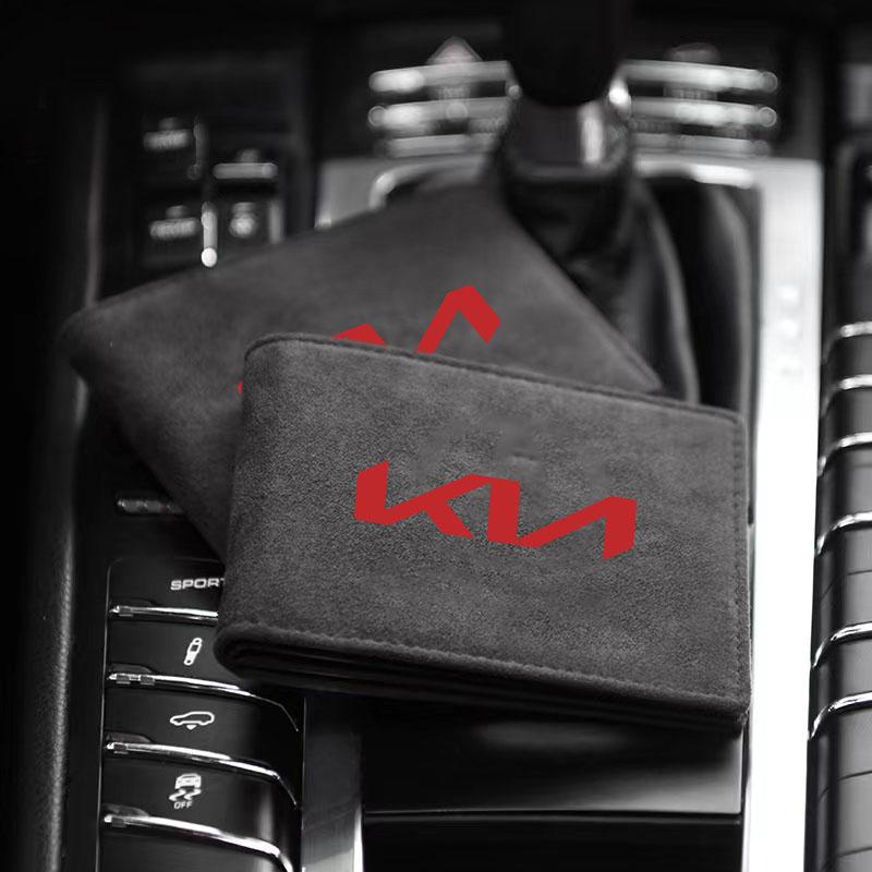 Car Emblem Driver License Cover ID Credit Card Holder Accessories For KIA Rio Ceed Sportage Cerato Soul Sorento K2 K5 Flip