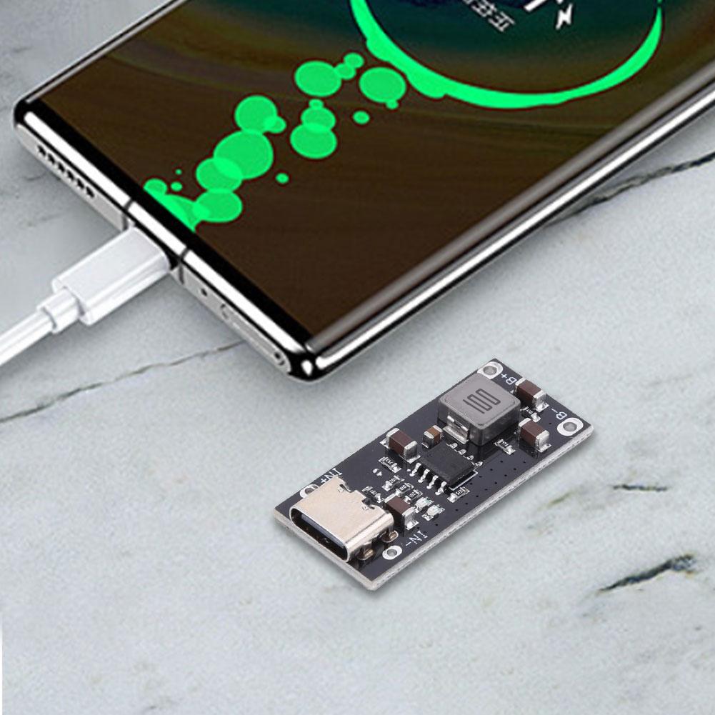 IP2312 Lithium Battery Fast Charging Board 3A 5V To 4.2V 4.35V Type C Polymer Ternary Lithium Battery Charger Module with Indica
