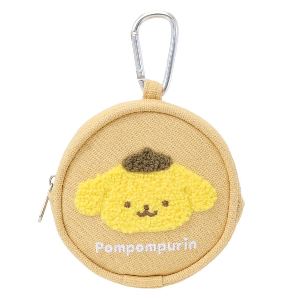 

Sanrio Pompompurin Round Mini Pouch mofumofu