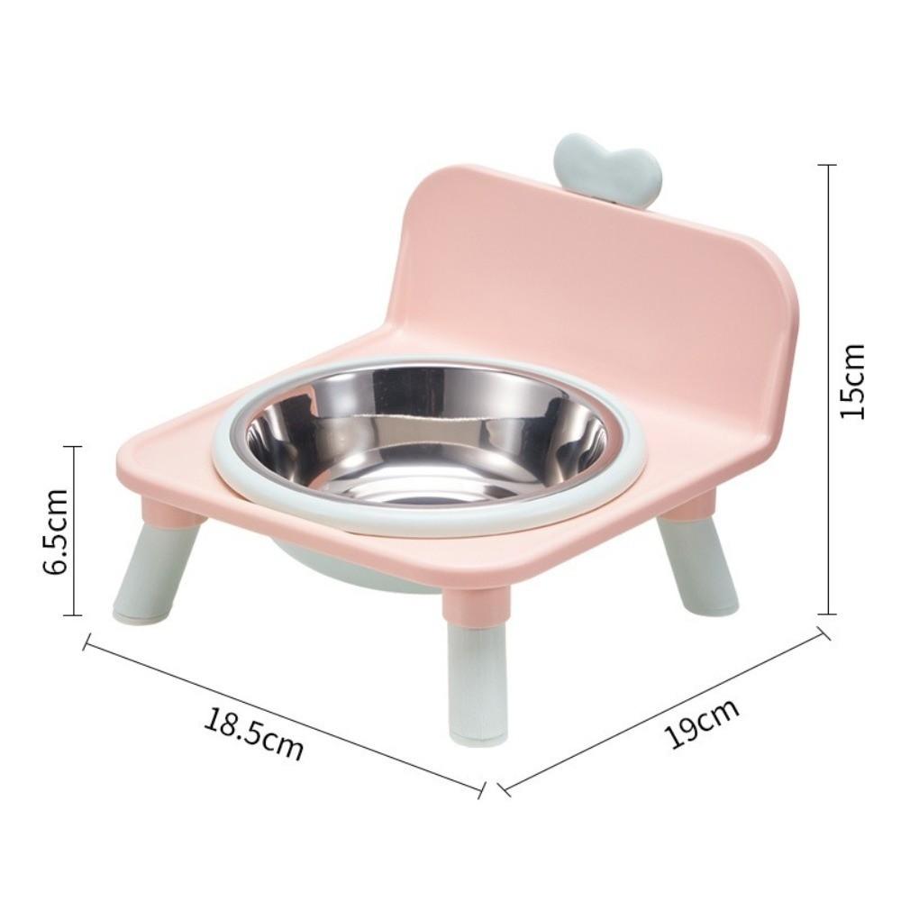 Anti Slip Base Raised Pet Feeder Anti Spill Cat Food Water Bowl Small Dog Feeding Bowl For Cats