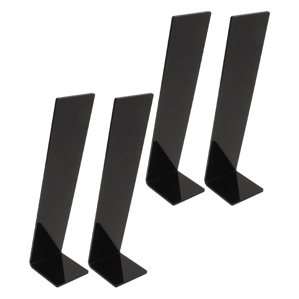 4 Stück Acryl Haarband Präsentationsständer Haarspange Haarspange Schmuck Präsentationshalter für Geschäft Schwarz