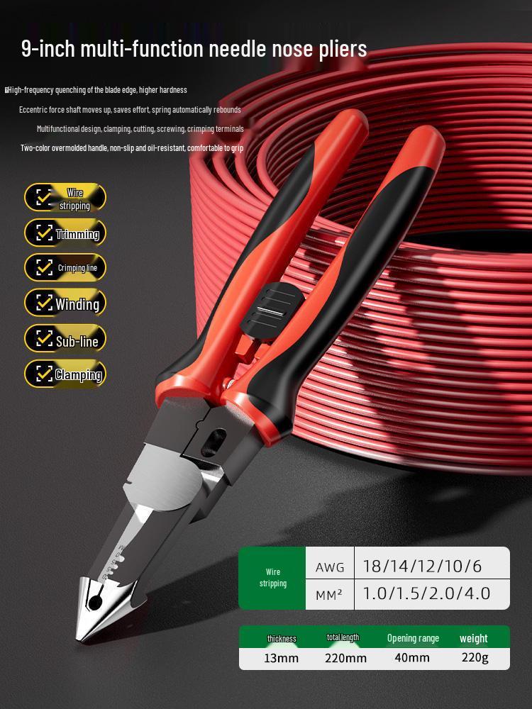 Multi-Functional Electrician Wire Stripper & Cutter Tool