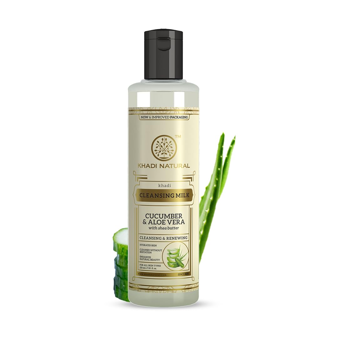 

KHADI NATURAL Очищающее молочко с огурцом и алоэ вера, 210 мл