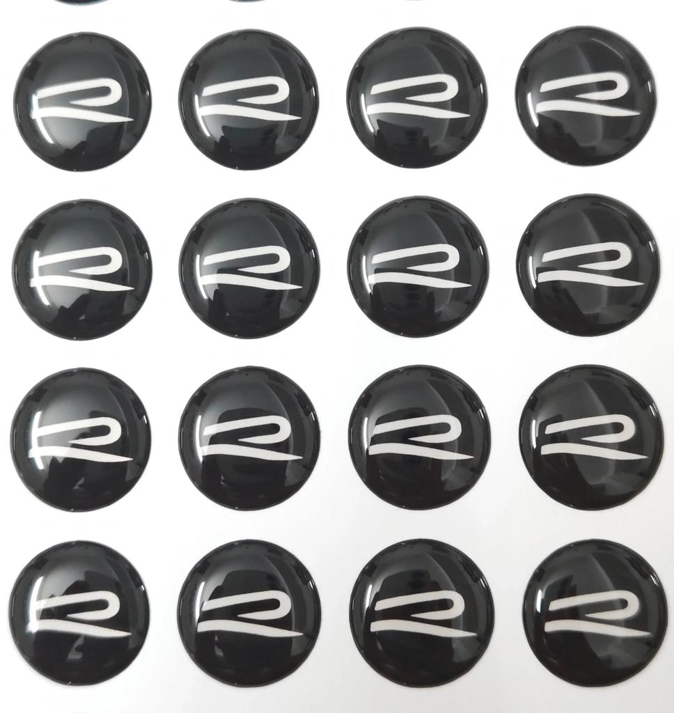 Lmn1 ·Car Key Sticker Auto Control Keychain Accessories For Volkswagen VW Rline R GTI Golf Polo Passat Magotan Tiguan Bora Jetta T-RO