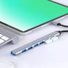 Type C Hub 7 in 1 Aluminum Alloy USB A Interface USB 3.0 500M/S Fast Transfer Plug and Play USB Dock