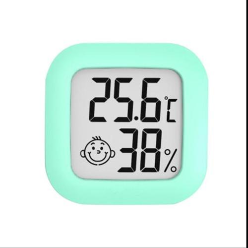 

1PC Mini LCD Digital Thermometer Hygrometer Indoor Room Electronic Temperature Humidity Meter Sensor Gauge Weather Station for Home With battery зелений