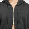 Nike Lässige Sportliche Einfache Fleece Warme Kapuzenjacke Damenjacken Grau DQ5759-060