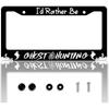 Black Cat License Plate Frame Pet Animal License Plate Holder Personalise Stainless Steel Funny Design Compatible With Standard License Plate Frames