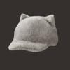 Kitten Baseball Hat for Girls Women Ear Furry Casual Hat for Sports Gym Mountain Camping Hat Outdoor Activity
