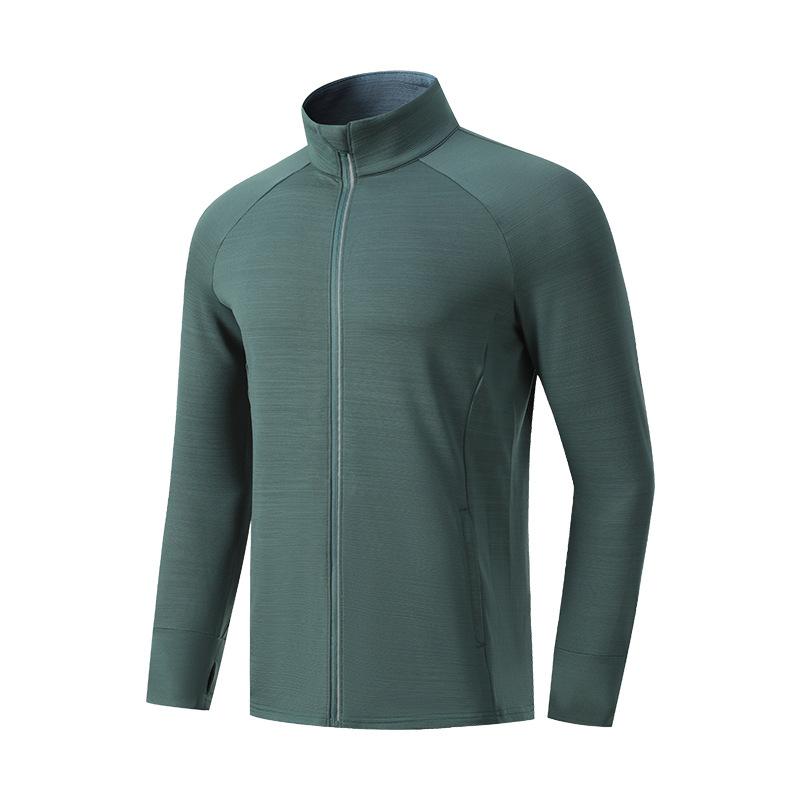 Men's Spring Autumn Sports Jacket Zipper Sweatshirt Long Sleeve Outdoor Fitness Training Running Casual Top