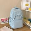 Schoolbag new ins Mori backpack female college style junior high school student high school student large capacity nylon solid color waterproof 