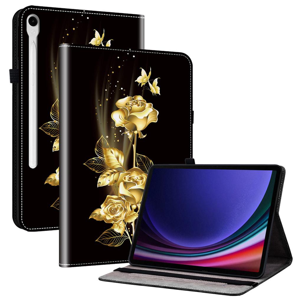 For Samsung Galaxy Tab S9 Tablet Case Anti-Drop Leather Flip Stand Pattern Printing Shell