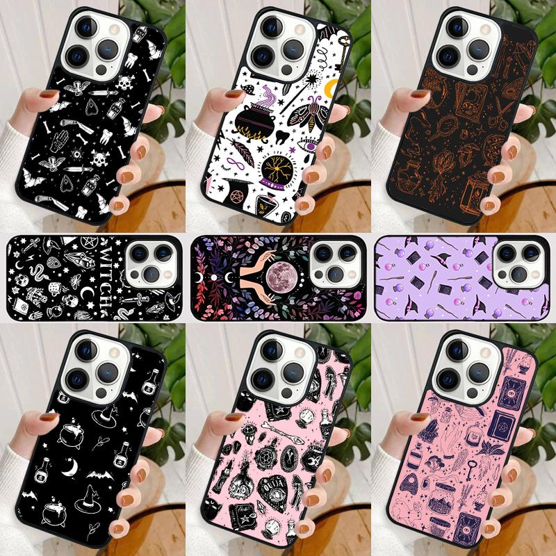 Witch Aesthetic Art Phone Case For iPhone 17 Air 16 15 14 Max Plus 11 12 13 Pro Max Phone Cover coque