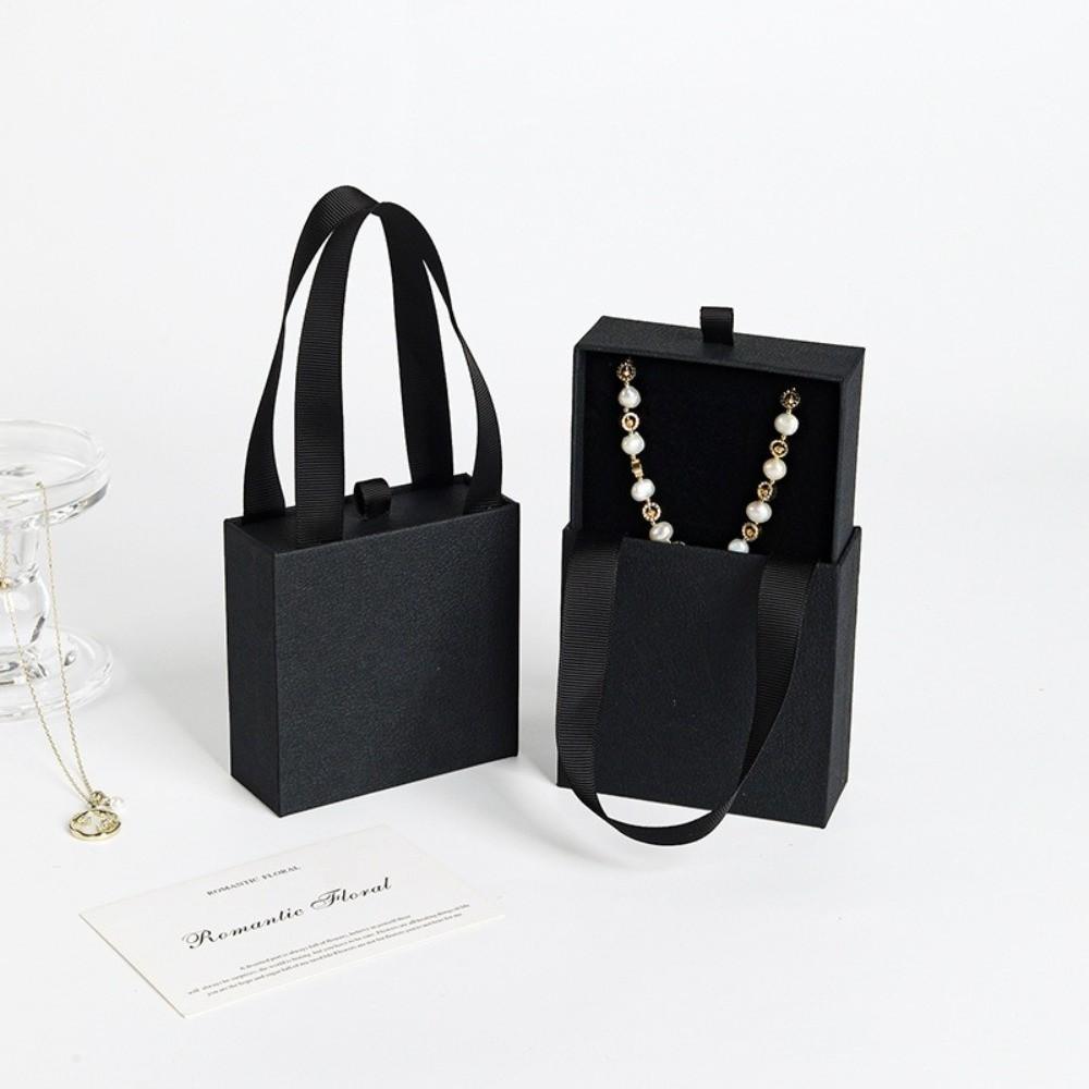 Portable Design Jewelry Packaging Box Drawer Style Jewelry Gift Box For Wedding Gift