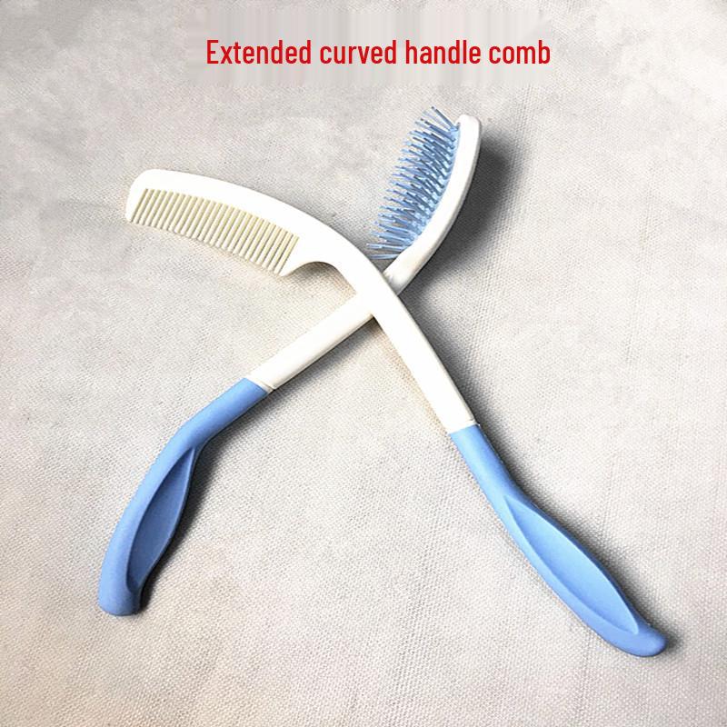 Curved Long-Handle Massage Comb for Elderly & Disabled