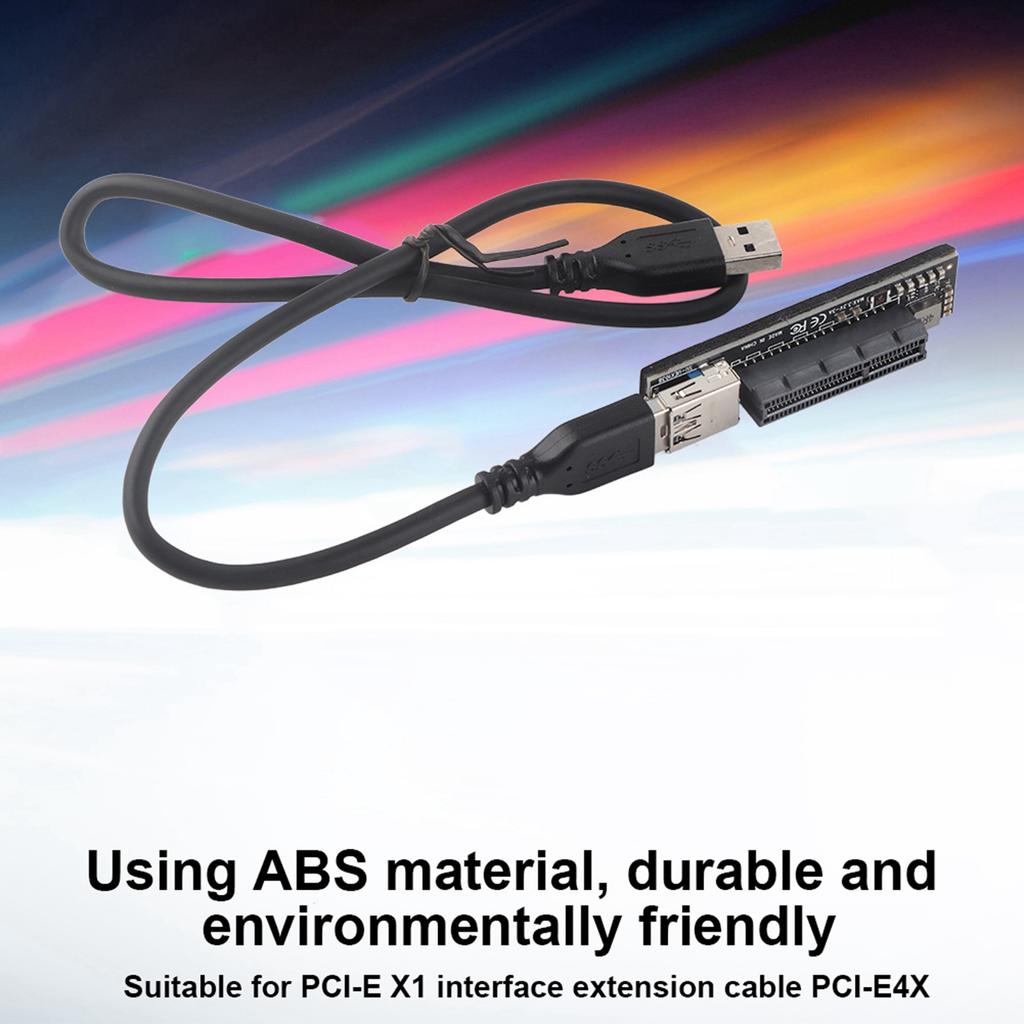 Motherboard Extension Cable PCI‑E X1 Interface PCI‑E4X Transfer Computer Accessories