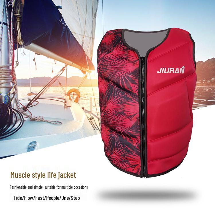 Adult Marine Buoyancy Vest for Swimming, Diving, and Fishing