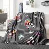 Nightmare Before Christmas Fabric Blanket Soft Throw Blanket For Home Bedroom Bed Sofa Travel Office Solid Christmas Blanket