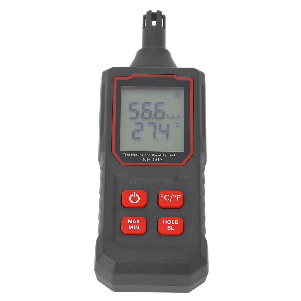 Temperature and Humidity Detector LCD Digital Display Hygrometer High Accuracy Probe Hygrothermograph