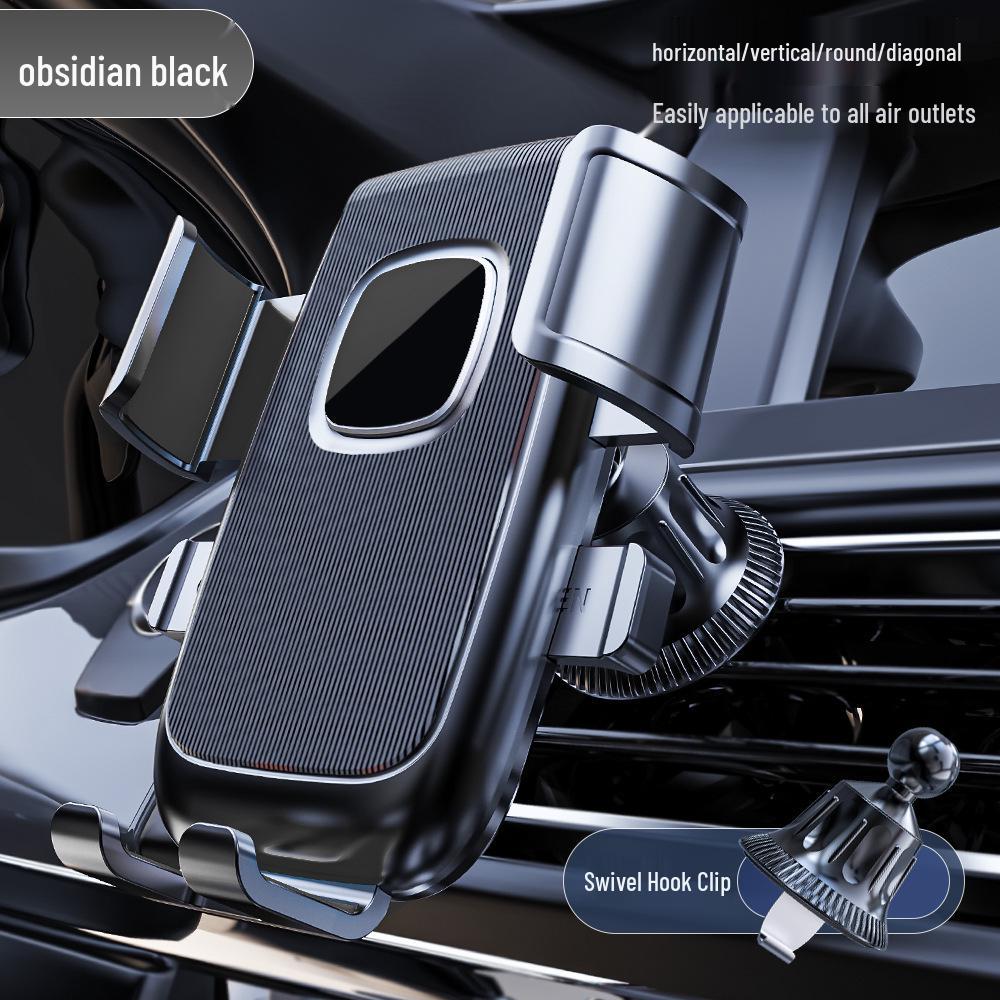 Gravity Buckle Car Phone Holder with Shockproof Air Vent Mount